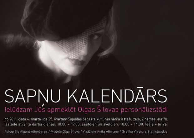 Sapņu kalendārs Sigulda Latvia poster Olga Shilova